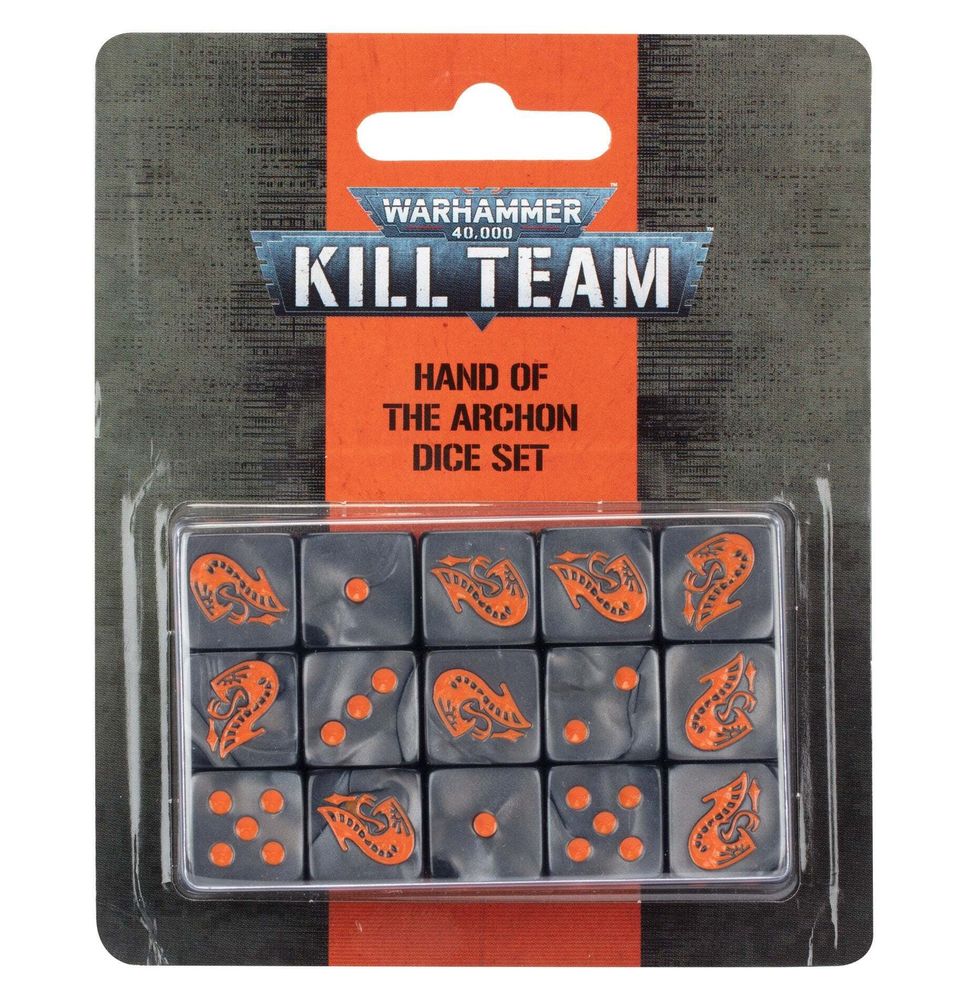 Набор кубиков Warhammer Kill Team: Hand of the Archon Dice Set
