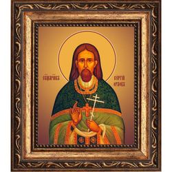 Сергий Орлов, священномученик, пресвитер. Икона на холсте.