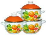 Набор кастрюль "Orange" №02