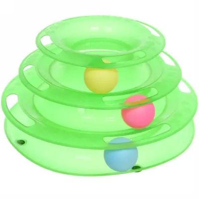 Игрушка для кошек интерактивная «Волна удовольствия» 25*13см цвет зеленый Ultramarine