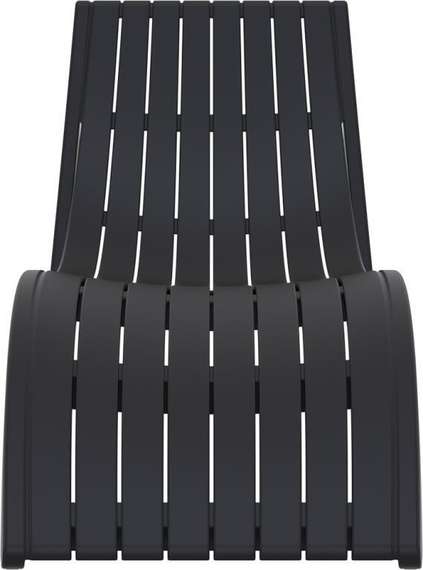 Шезлонг Slim черный