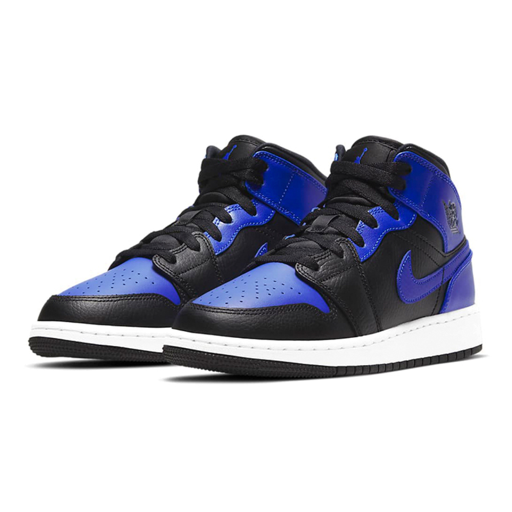 Кроссовки Air Jordan 1 Mid GS Hyper Royal