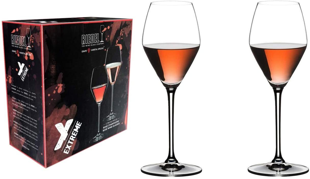Набор из 2 бокалов для шампанского 322 мл Rose/ Champagne  Extreme  Riedel