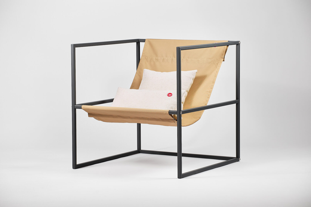 Уличное кресло TESS Outdoor Chair grey / taupe textile (Up!Flame)