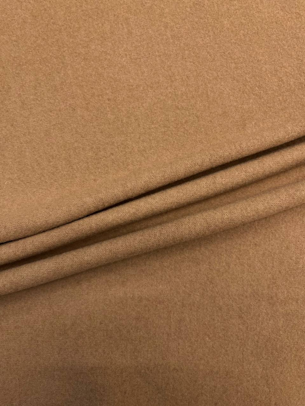 Трикотаж шерсть с п/а и эластаном double face кэмел