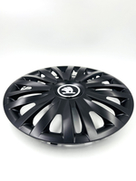 Колпаки на колеса гибкие черные с эмблемой R16 4 шт