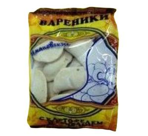 ВАРЕНИКИ С КАРТОФЕЛЕМ И ГРИБАМИ 450ГР ИМАНОВСКИЕ