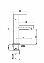 Смеситель для раковины Rav-Slezak LOIRA LR528.5