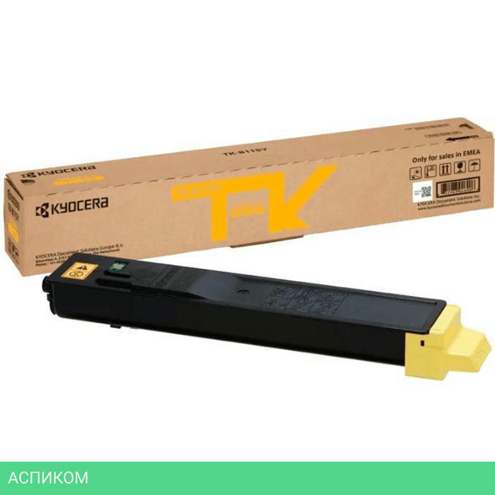Картридж Kyocera TK-8115Y желтый (1T02P3ANL0)