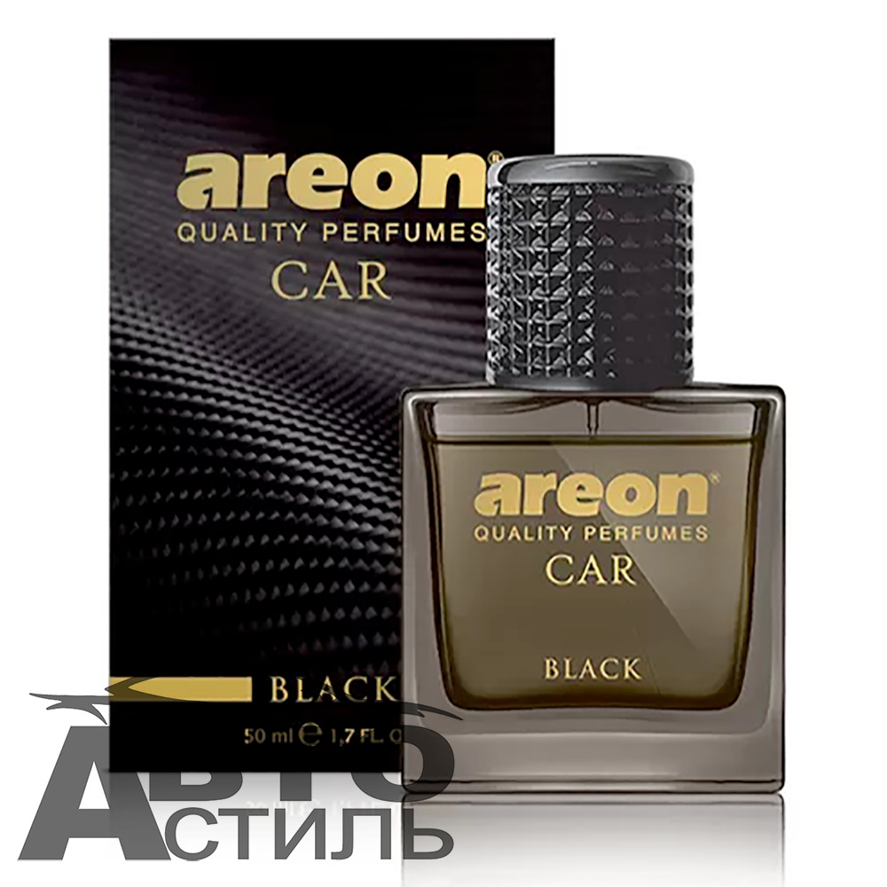 Ароматизатор спрей AREON 50мл PERFUME GLASS Black/Черный