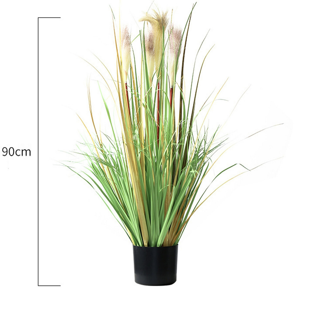 Осока зеленая 4 ветки 90 см.