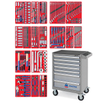 МАСТАК (52-07323G) Набор инструментов "ЭКСПЕРТ" в серой тележке, 323 предмета