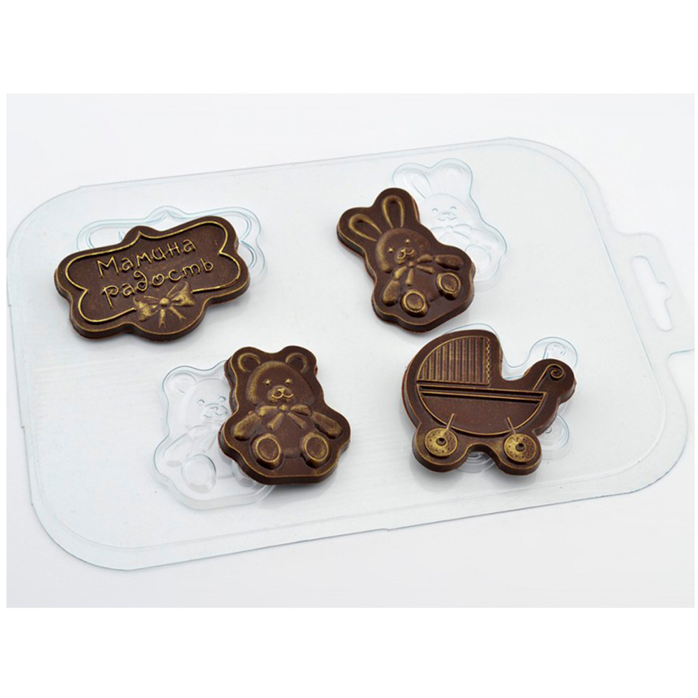 Пластиковая форма для шоколада "Мамина радость"