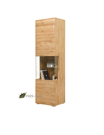 Шкаф с витриной из массива дуба Мидгард-1