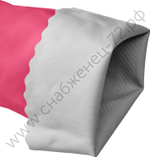 ЗУБР латекс+ р.M, хозяйственно-бытовые стойкие к кислотам и щелочам, латексные перчатки (11250-M)