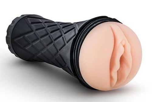 Телесный мастурбатор-вагина Blush The Torch Pussy в колбе