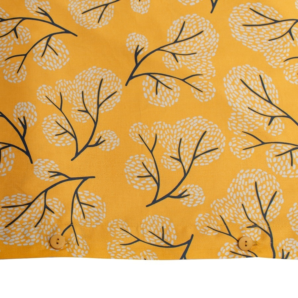 Пододеяльник из сатина с принтом Сибирский цветок russian north, 200х200 см