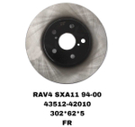 ТОРМОЗНЫЕ ДИСКИ RAV4 SXA10,SXA11 1994-2001 FR