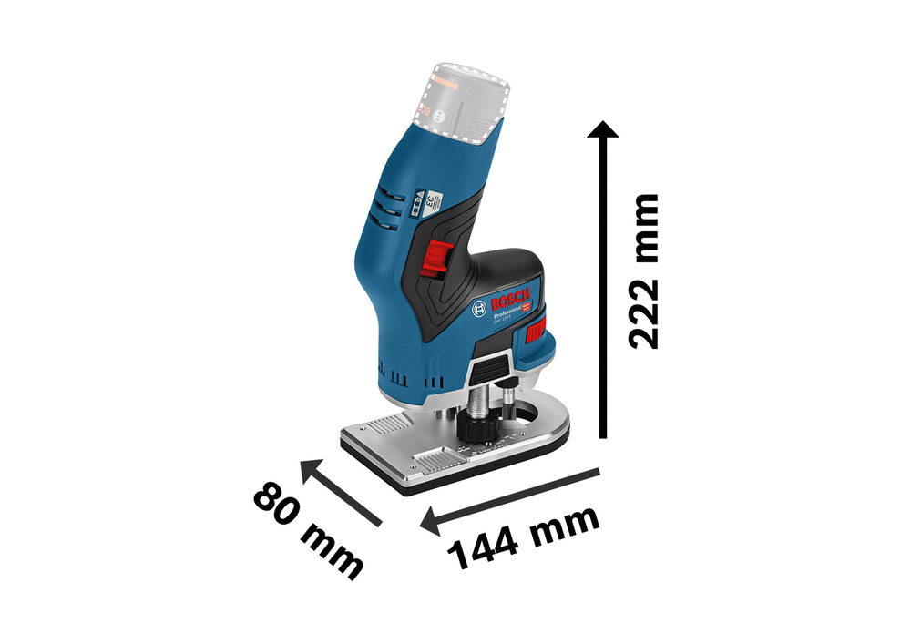 Aккумуляторный кромочный фрезер GKF 12V-8 BOSCH 06016B0000