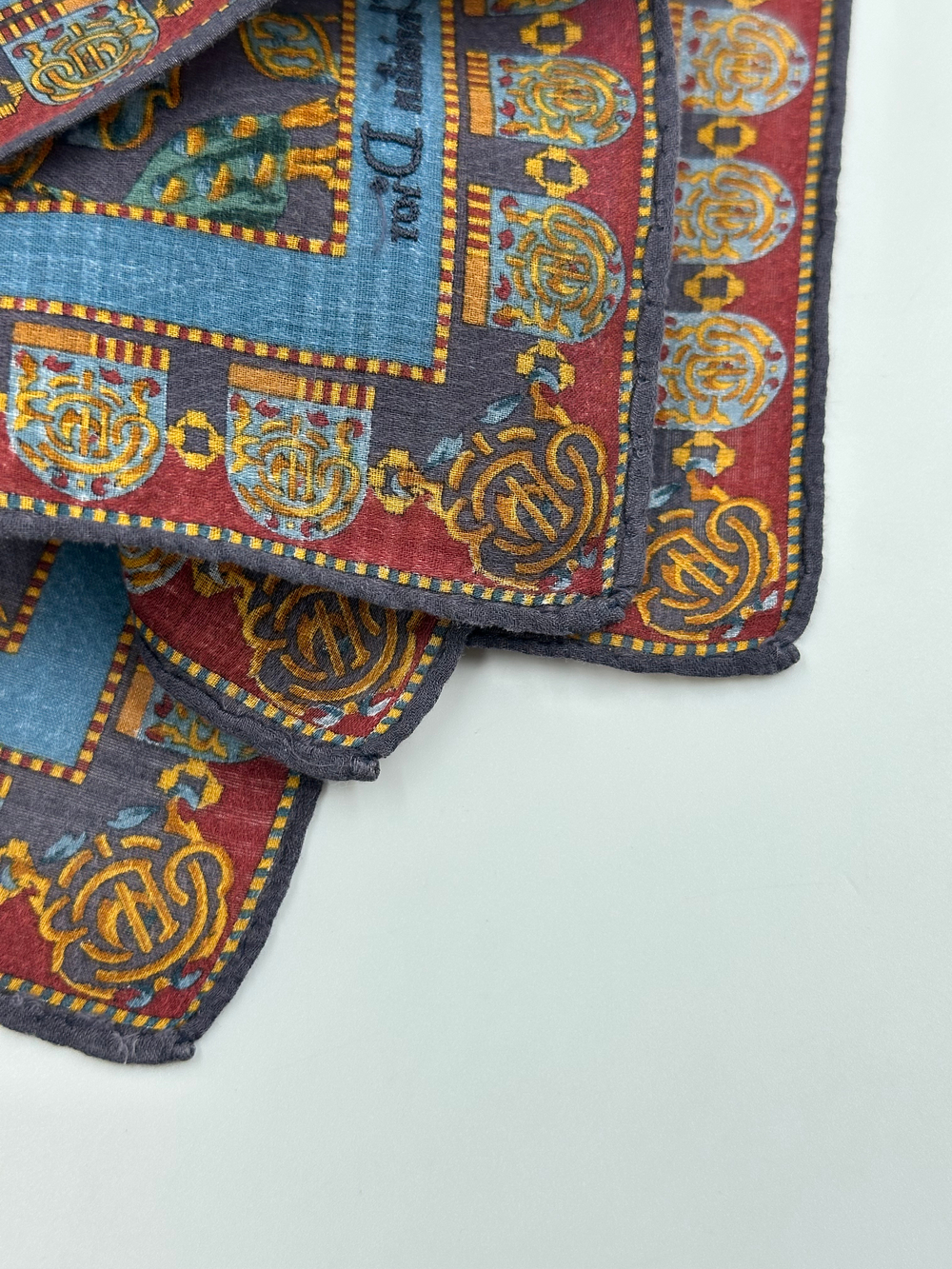 Платок с лошадьми Christian Dior