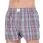 Мужские трусы-шорты набор 2в1 (голубые, в разноцветную клетку) Tom Tailor 70179/5100 654