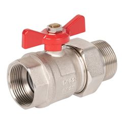 Кран шаровый Royal Thermo OPTIMAL 1 1/4 НГ, бабочка