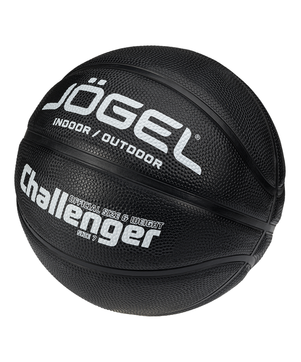 Мяч баскетбольный JÖGEL Challenger №7, черный