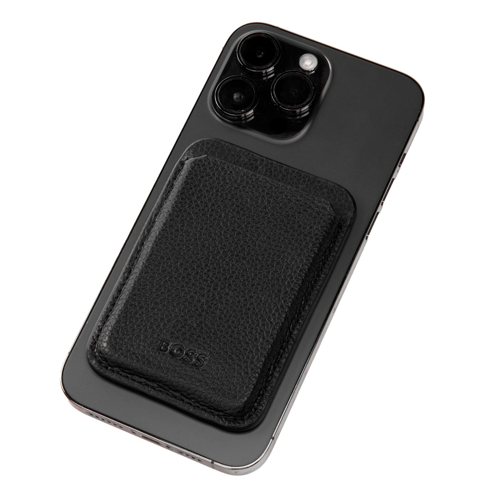 Картхолдер с магнитом Mobile Classic Grained