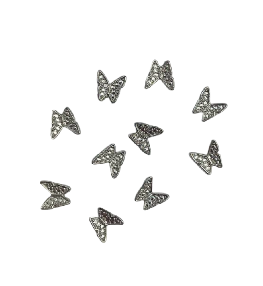 Фигурки металлические бабочки, 1 шт