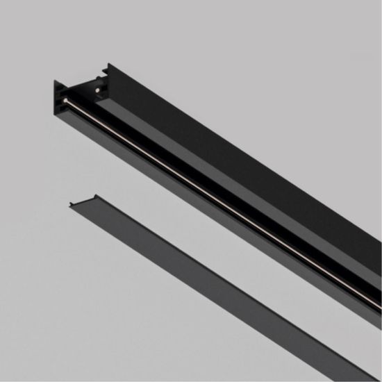 A540106С ДЕКОРАТИВНАЯ ВСТАВКА ДЛЯ ОДНОФАЗНОГО ШИНОПРОВОДА чёрная, 1м для A540106, A540206, A540306