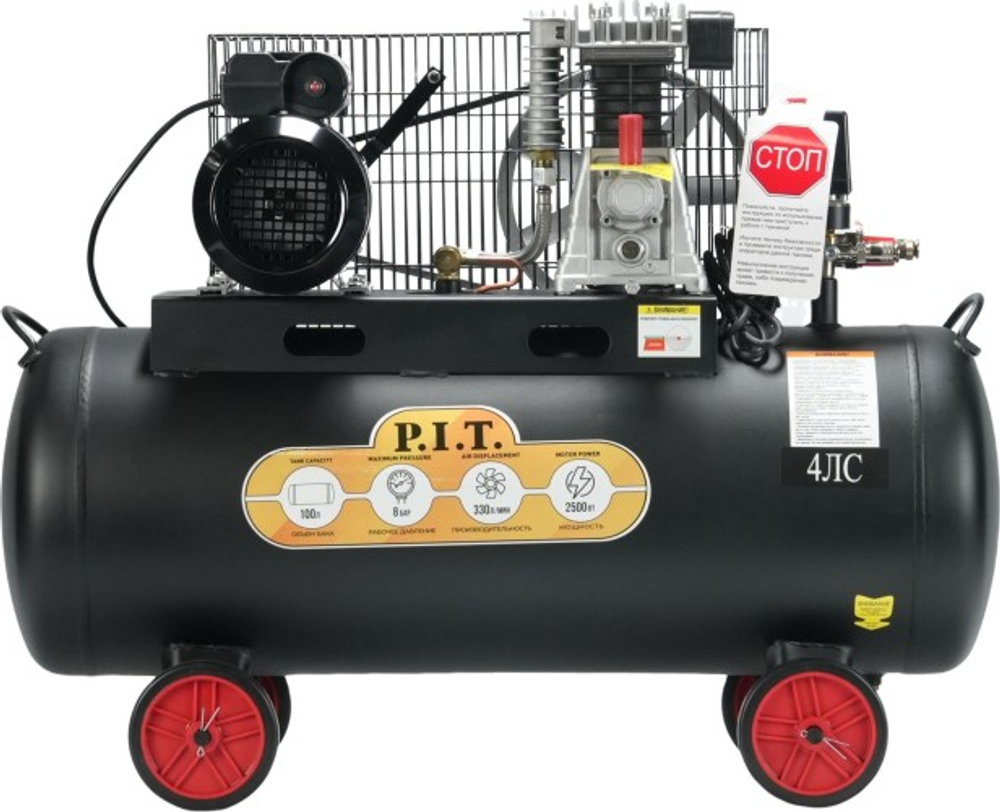 Компрессор поршневой P.I.T. PAC100-C