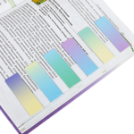 Закладки для книг МАГНИТНЫЕ "GRADIENT" набор 12 шт. 60x20 мм BRAUBERG (4 штуки в упаковке)