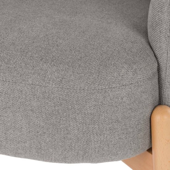 Кресло Wally Wood цвет серый