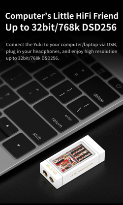 ЦАП/усилитель для наушников Aune Yuki, цифро-аналоговый преобразователь, портативный, 3.5 мм, 4.4 мм