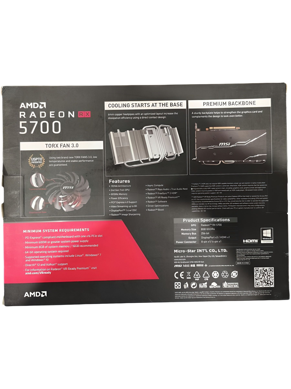 Видеокарта MSI AMD Radeon RX 5700 MECH OC 8Gb