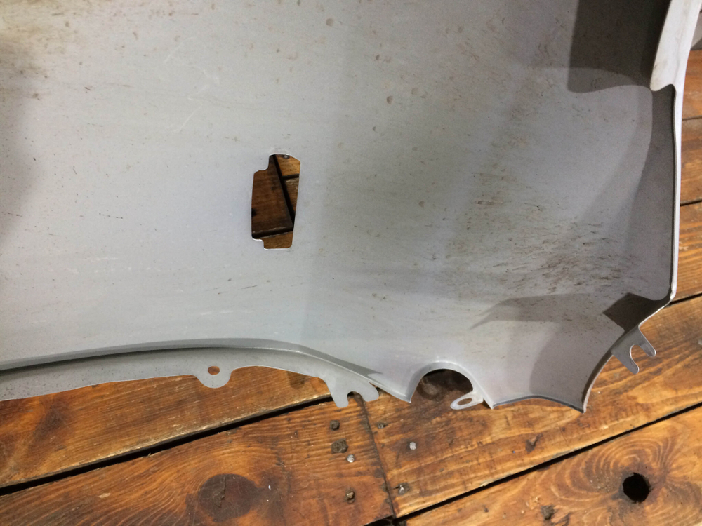 Крыло переднее правое Kia Rio 4 X-Line 17-нв Б/У Оригинал 66321H0250