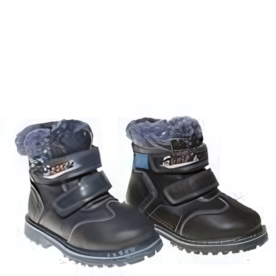 Мифёр Ботинки 26 черный/синий 7025D