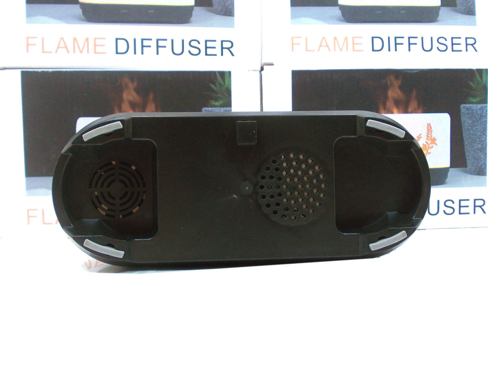 Светильник с увлажнителем эффект камина Flame Diffuser, белый