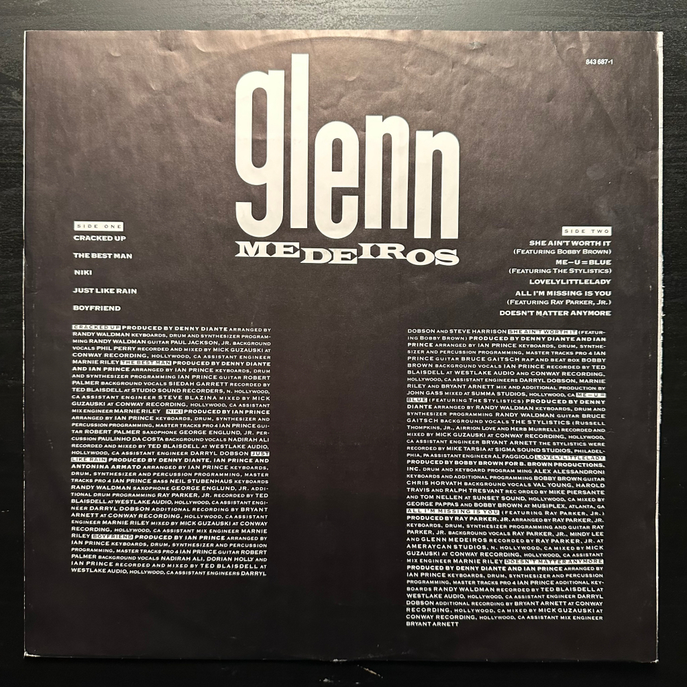 Glenn Medeiros - Glenn Medeiros (Германия 1990г.)