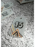 Номерки для ключей 3х5 см