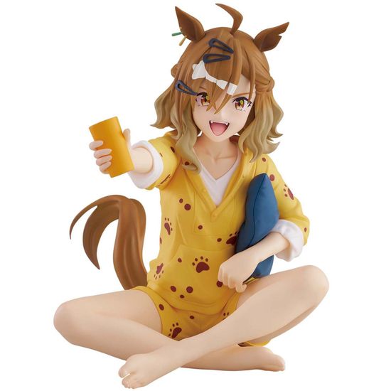 Фигурка Banpresto Umamusume Pretty Derby Beginning of a New Era Relax time Jungle Pocket / Фигурка по мотивам аниме "Девушки-пони: Славное дерби", Джангл Покет