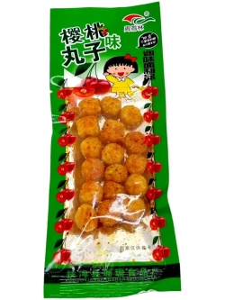 Острые азиатские снеки в форме вишенок 22 г * 3 шт