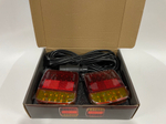 LD-02 (12V) - Кабель / Светодиодные задние фонари на магнитах для прицепа, 12V, влагозащитные (2 шт. / комплект)