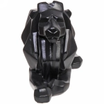 Статуэтка из гипса «Лев Оригами» 35*20см чёрный