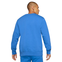 Мужская теннисная кофта Nike Swoosh Club Crew M - signal blue/white