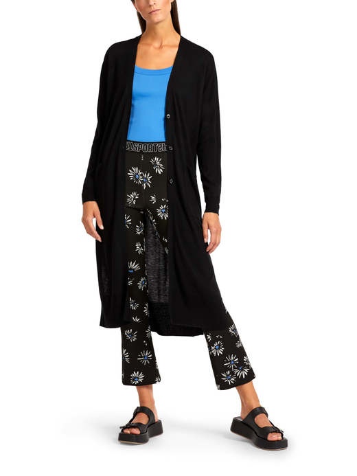 Кардиган из шерсти с разрезами