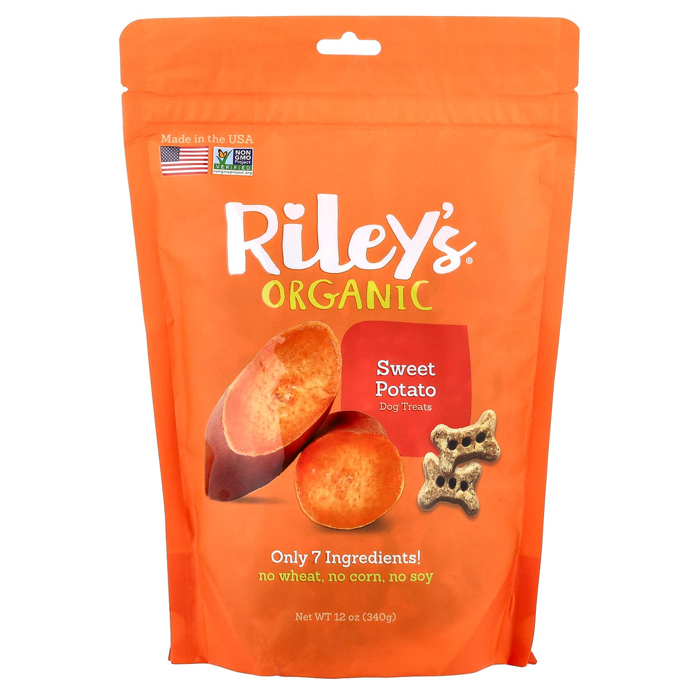 Riley’s Pets, лакомства для собак, со вкусом батата, 340 г (12 унций)