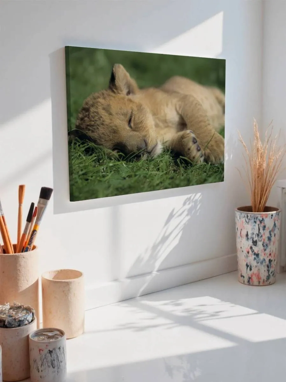 Картина на стену 40 X 50 Львенок