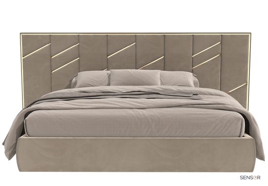 Кровать Мариотти с широким изголовьем