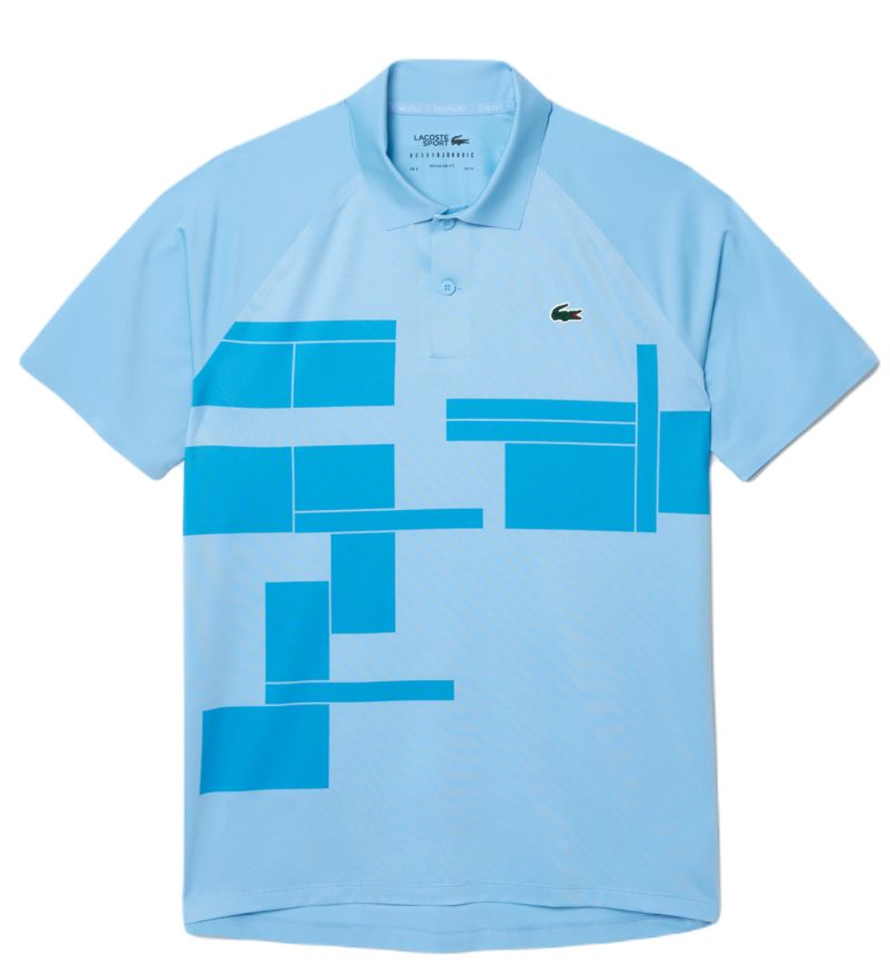 Теннисное поло Lacoste Tennis x Novak Djokovic Regular Fit On Court